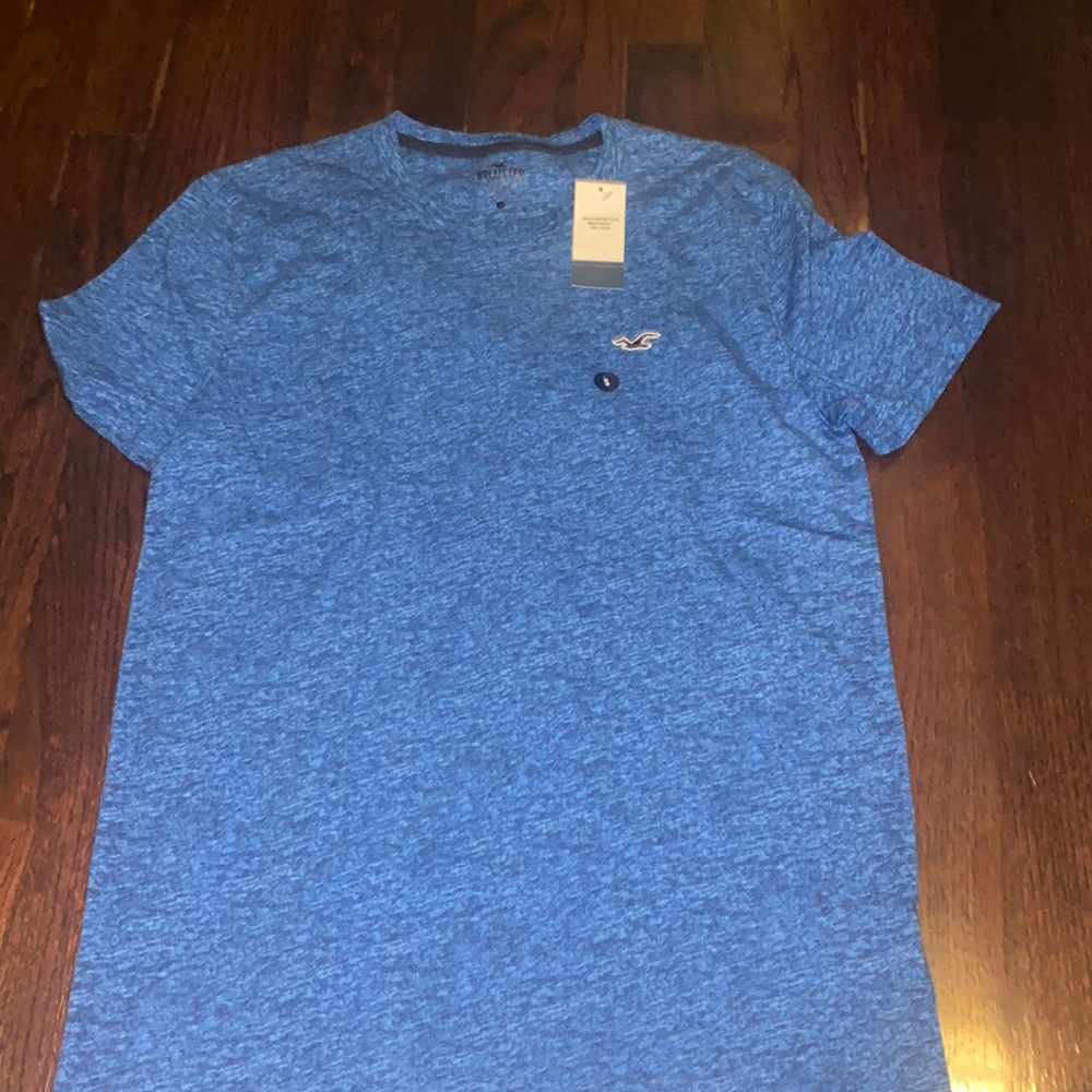 Mens blue Hollister T-shirt